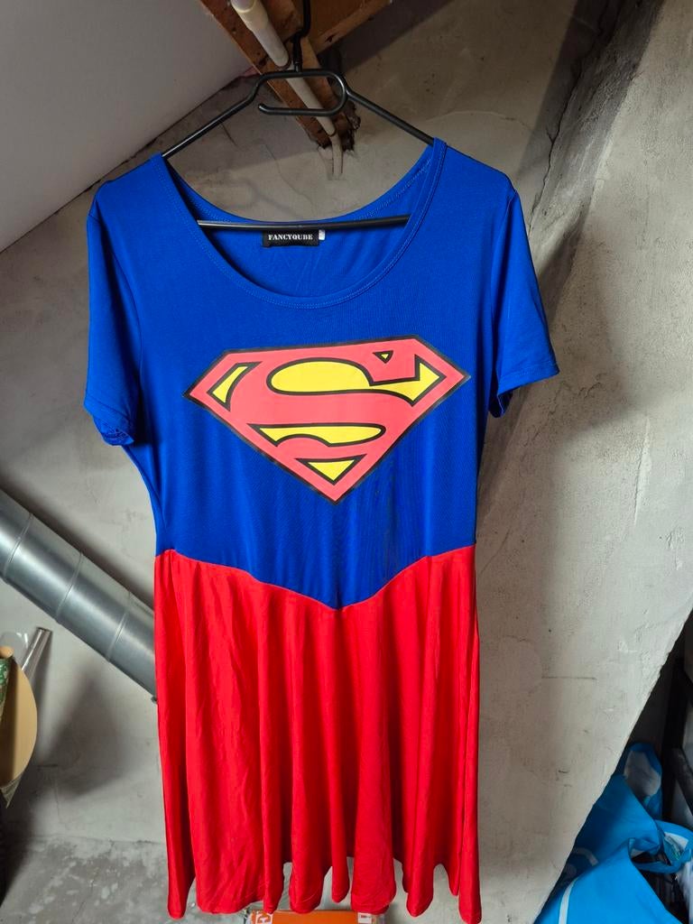 Superwoman&superman, Kleding | Dames, Ophalen of Verzenden, Zo goed als nieuw, Maat 46/48 (XL) of groter, Carnaval