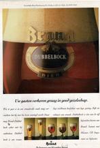 BRAND DUBBELBOCK BIER Is goed gezelschap 1990, Verzenden, Zo goed als nieuw, Overige typen