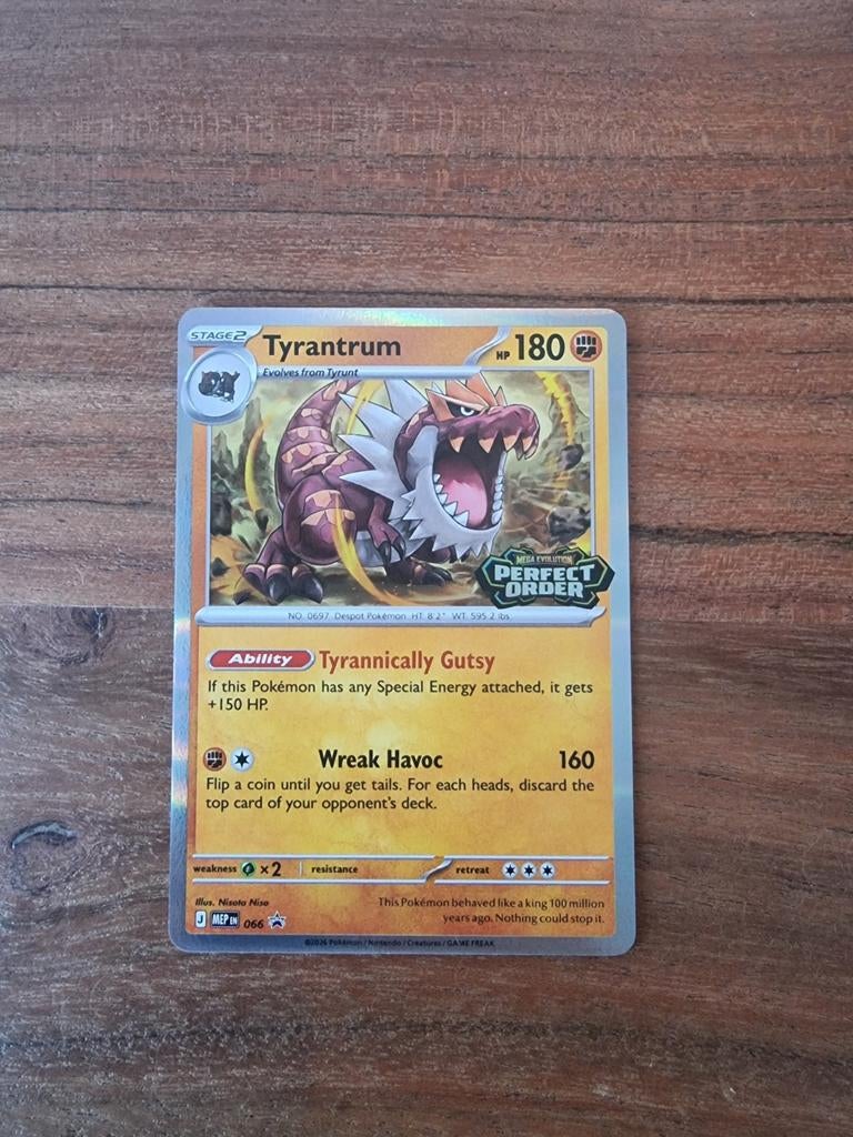 Tyrantrum 066 Promo - stamped, Verzenden, Nieuw