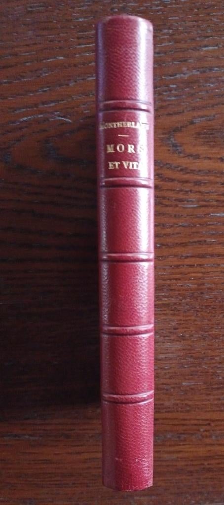 Henry de Montherlant - Mors et vita (met handtekening), Boeken, Ophalen of Verzenden, Zo goed als nieuw