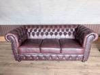 Chesterfield bank, Huis en Inrichting, Banken | Bankstellen, Ophalen, Gebruikt, 150 tot 200 cm, Driepersoons