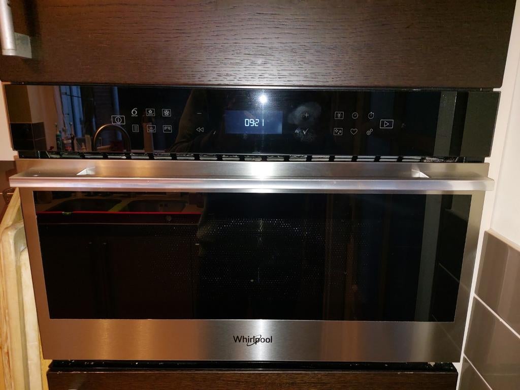 Inbouw combi magnetron, Witgoed en Apparatuur, Ovens, Gebruikt, Inbouw, Oven met grill, Minder dan 45 cm, 60 cm of meer, Hete lucht