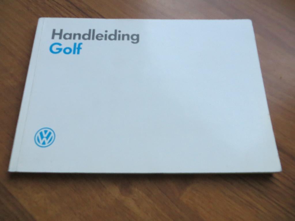 Instructieboek Volkswagen Golf, Golf GTi, GTi 16V, Syncro 89, Ophalen of Verzenden