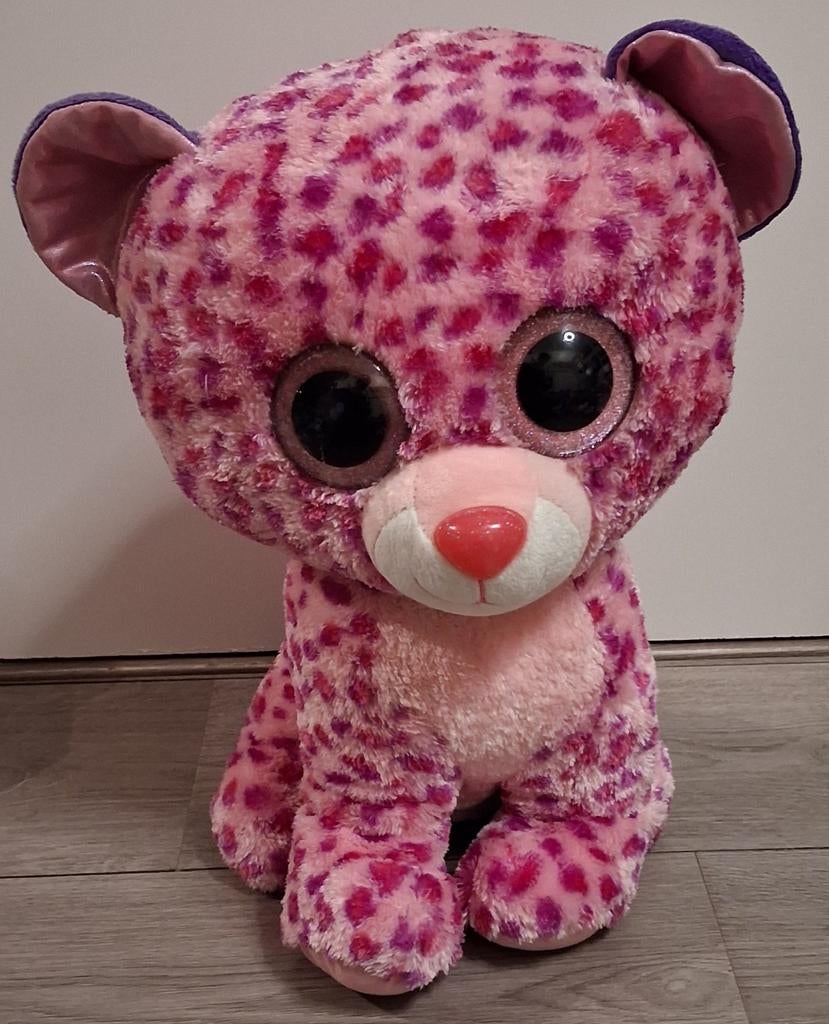 Ty beanie boo panter Glamour 42 cm, Ophalen of Verzenden, Zo goed als nieuw, Overige typen