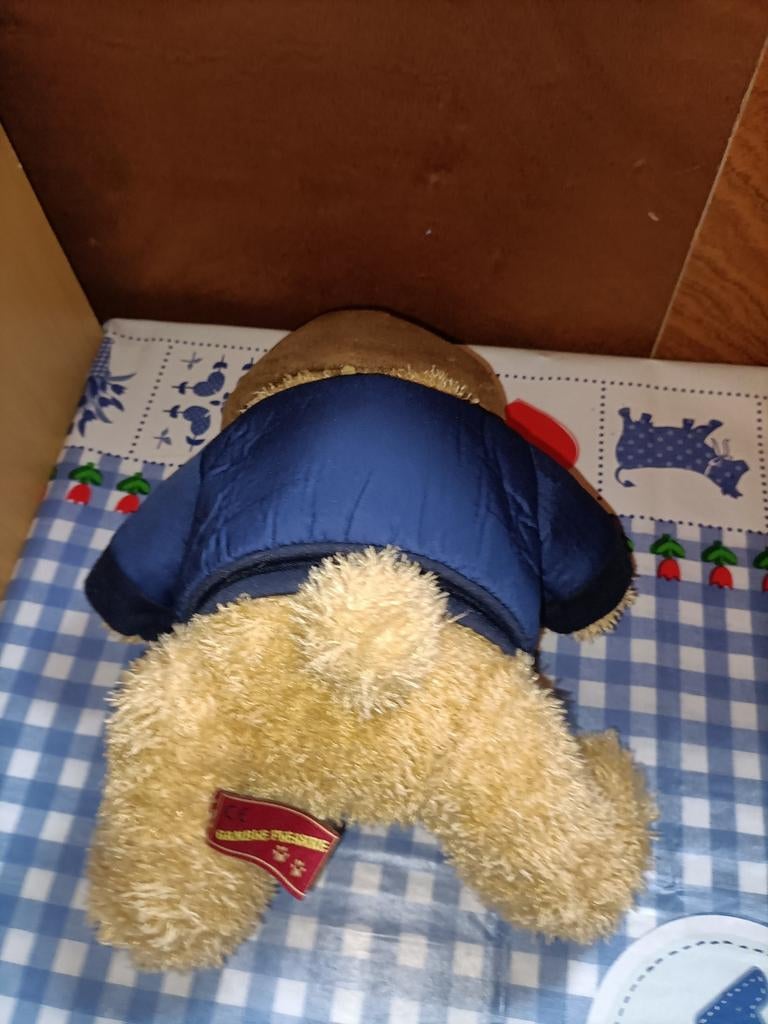 Piloot beer knuffel 28 cm groot vliegenier vliegtuig, Ophalen of Verzenden, Zo goed als nieuw, Beer