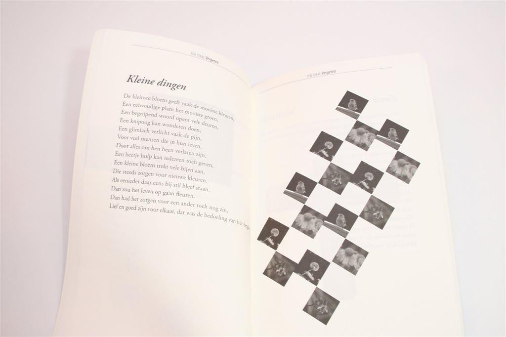 Vergeten — Edo Staal — Gedichten en gezegdes — Zeldzaam, Ophalen of Verzenden, Gelezen