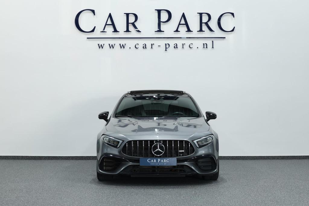 Mercedes-Benz A-klasse AMG 45 4MATIC+ MULTIBEAM/VIRTUAL/SFEE, Auto's, Automaat, Gebruikt, 4 cilinders, 11 km/l