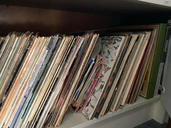 Grote collectie van 100 LP's, Cd's en Dvd's, Vinyl | Pop, Gebruikt, 1960 tot 1980, 12 inch, Ophalen