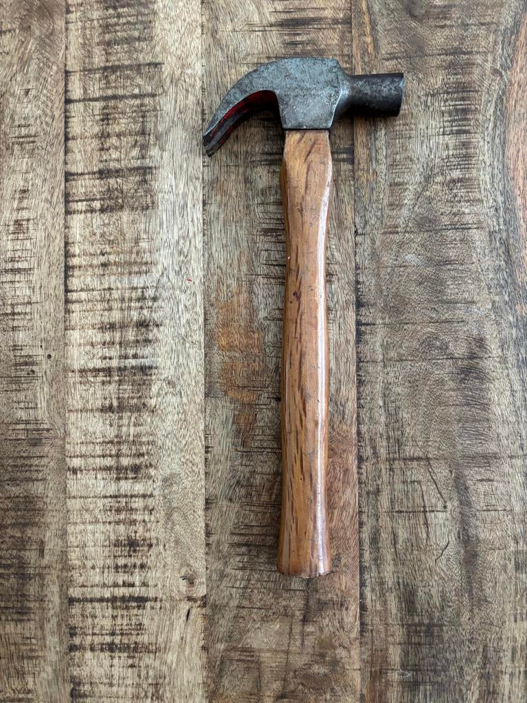 Gebruikte hamer met houten steel, Ophalen of Verzenden, Gebruikt