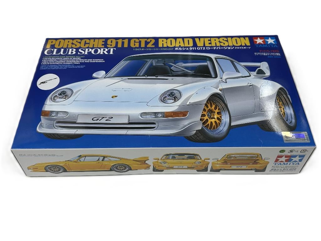 Tamiya 1/24 Porsche GT2 Street Version 24247, Hobby en Vrije tijd, Modelbouw | Auto's en Voertuigen, Auto, Groter dan 1:32, Nieuw