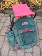 Visstoeltje rugzakstoeltje ineen kamperen trekking vissen, Ophalen of Verzenden, Zo goed als nieuw, Koffer of Tas