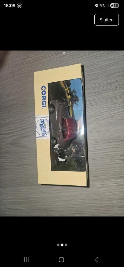 Corgi Morris Minor Convertible modelauto, Verzenden, Zo goed als nieuw, Auto