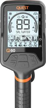 Quest Q60 waterdichte metaaldetector met hoofdtelefoon, Overige merken, Meer dan 30 cm, Nieuw, De Buorren 114, 8408 HP Lippenhuizen