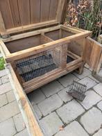 Konijnenhok met ren, Dieren en Toebehoren, Knaagdieren en Konijnen | Hokken en Kooien, Ophalen, 110 cm of meer, Hok, 90 cm of meer