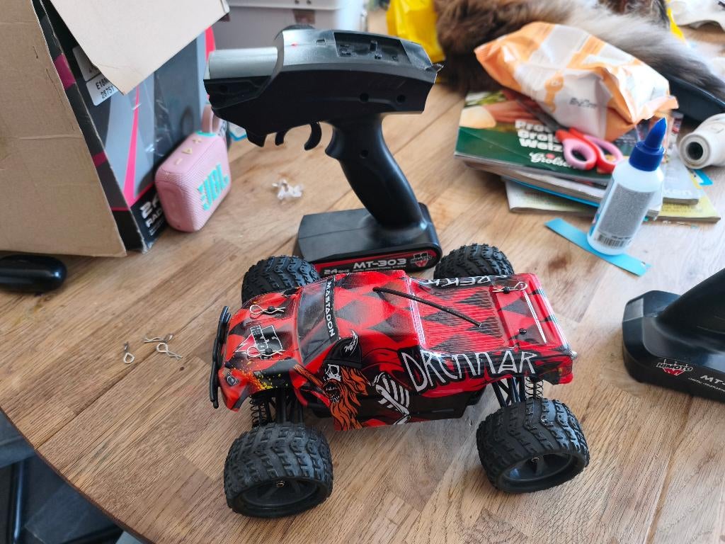 Himoto bestuurbare auto's, Elektro, Gebruikt, Auto offroad, Ophalen of Verzenden