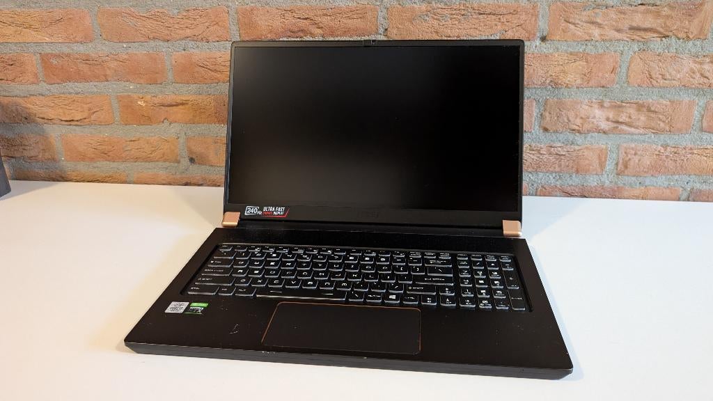 MSI GS75 17" Gaminglaptop (i7, RTX2060, 16GB, 3TB 240Hz), Ophalen, Gebruikt, Met videokaart, 2 tot 3 Ghz