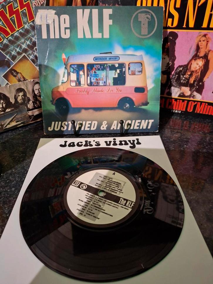 The KLF - Justified & Ancient   1991/2, Cd's en Dvd's, Vinyl | Pop, Gebruikt, Overige formaten, Ophalen of Verzenden