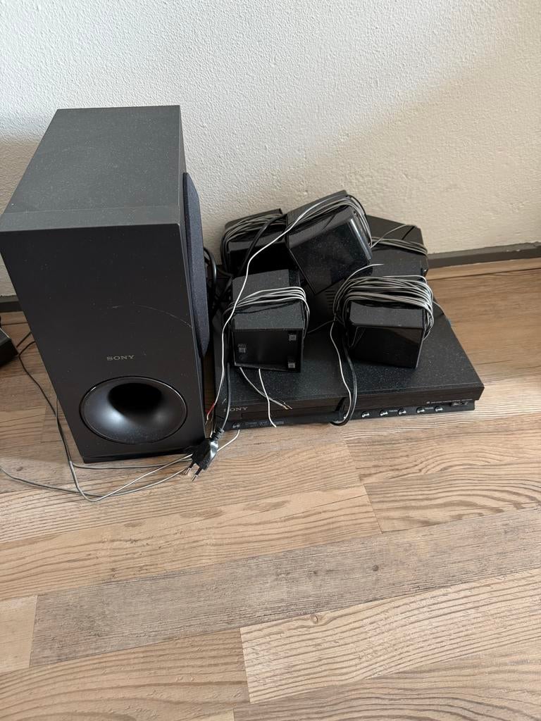 Sony Home Cinema Set - Compleet met Subwoofer en Speakers, Audio, Tv en Foto, Home Cinema-sets, Ophalen, 70 watt of meer, Zo goed als nieuw