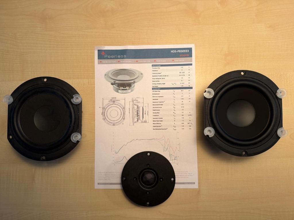 Luidsprekers, Zo goed als nieuw, 60 tot 120 watt, Front, Rear of Stereo speakers, Ophalen