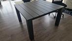 Lounge/dining tafel 120 x120x68 carbon black NIEUW, Tuin en Terras, Tuintafels, Ophalen, Nieuw, Vierkant, Aluminium