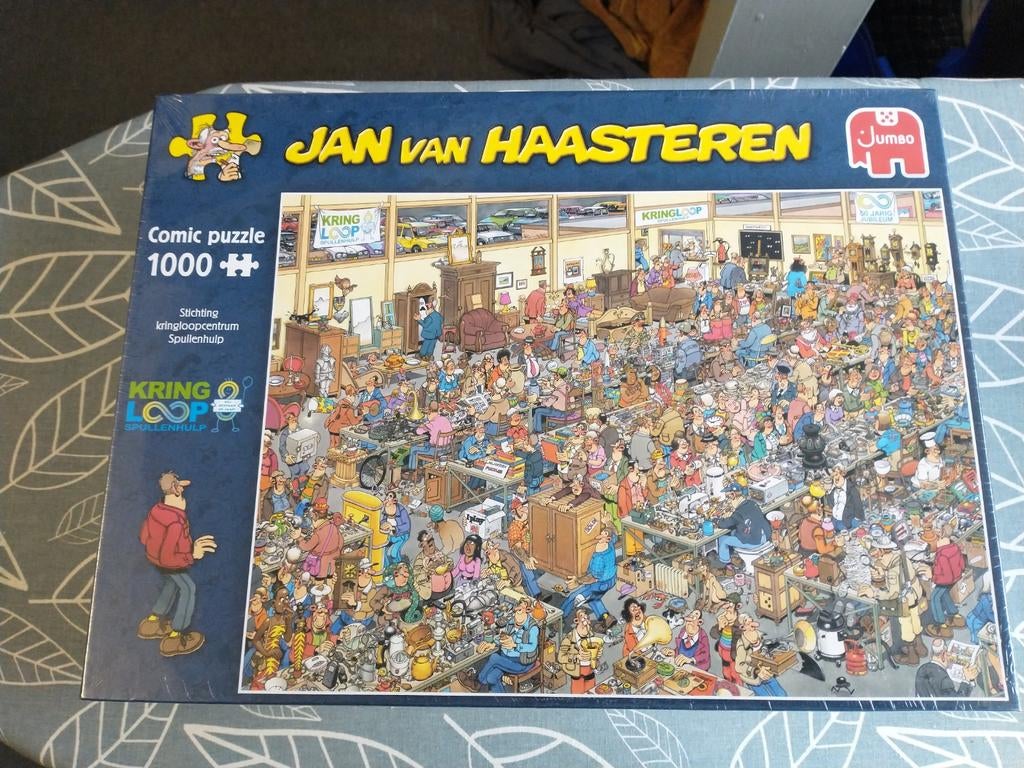 Jan van Haasteren puzzel stichting kringloopwinkel spullenhu, Ophalen of Verzenden, 500 t/m 1500 stukjes