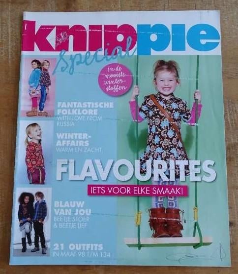 Bijlage Knippie najaar 2011 - 16 patronen maat 98 t/m 134, Hobby en Vrije tijd, Kledingpatronen, Verzenden, Zo goed als nieuw