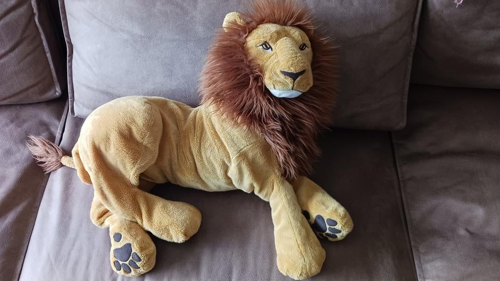 Grote knuffel leeuw Ikea, Ophalen of Verzenden, Zo goed als nieuw, Overige typen