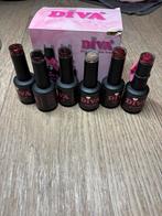 Diva Gellak Set - 6 kleuren, Sieraden, Tassen en Uiterlijk, Uiterlijk | Cosmetica en Make-up, Ophalen of Verzenden, Zo goed als nieuw
