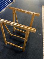 2 stevige houten Schragen / behangtafel / schraag, Ophalen of Verzenden, Zo goed als nieuw, Overige typen, Minder dan 2 meter