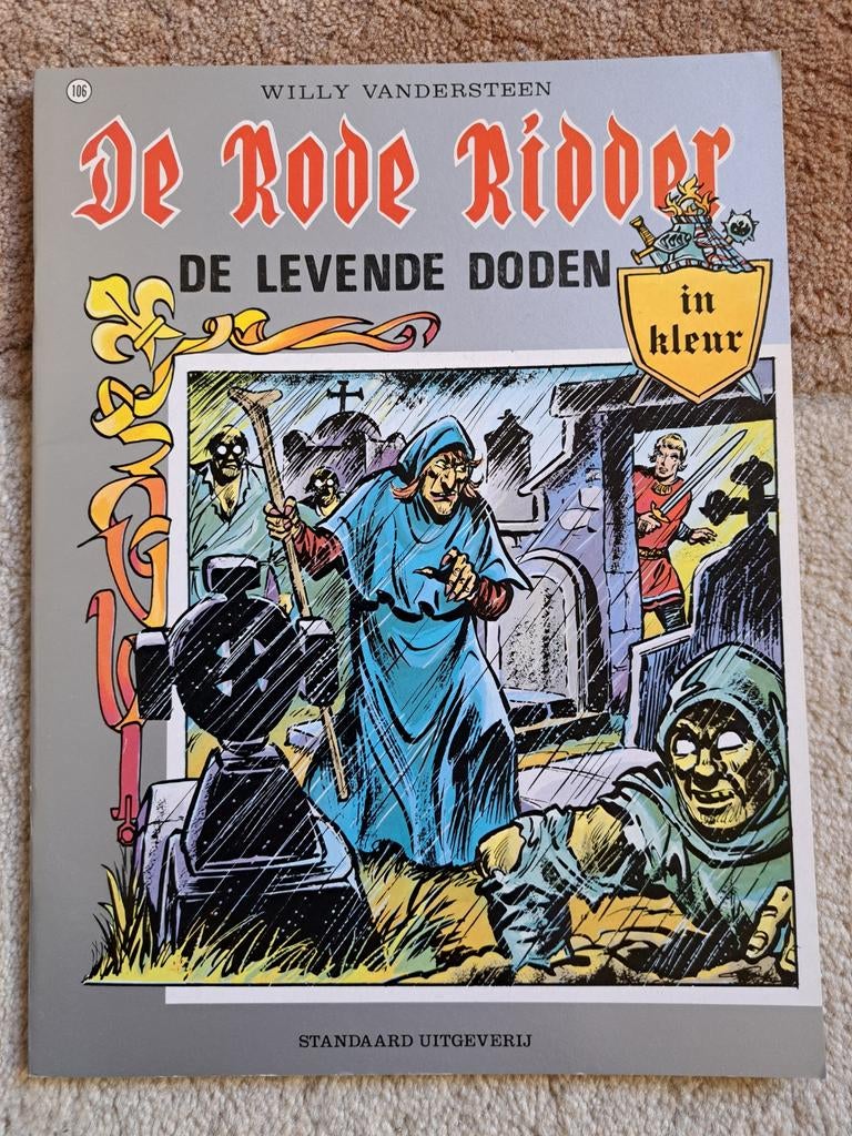 Rode Ridder 106 - grijze kaft - Vandersteen, Eén stripboek, Ophalen of Verzenden, Zo goed als nieuw