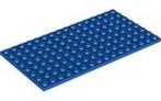 Lego Blue Plate 8 x 16, Ophalen of Verzenden, Gebruikt, Losse stenen, Lego