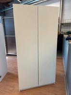 Witte kledingkast met 5 planken - H200xB100xD60 cm, Ophalen, Gebruikt, 200 cm of meer, 50 tot 100 cm