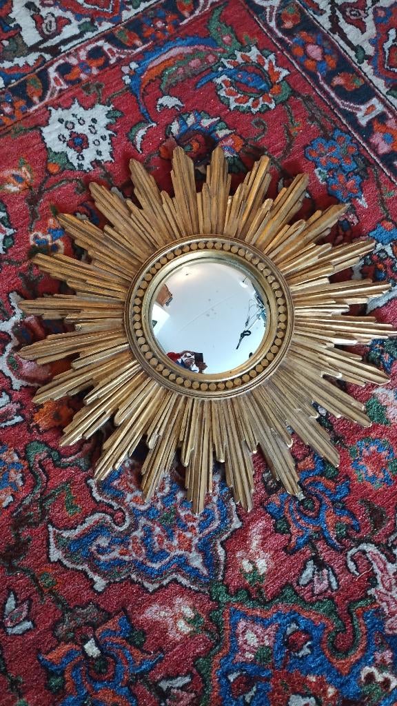 Butlerspiegel, Antiek en Kunst, Ophalen, Rond, Minder dan 50 cm, Minder dan 100 cm