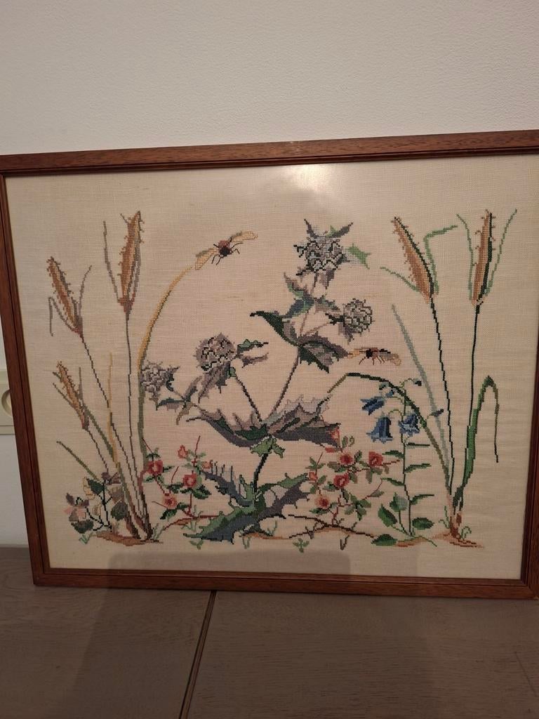 Vintage borduurwerk, Ophalen of Verzenden