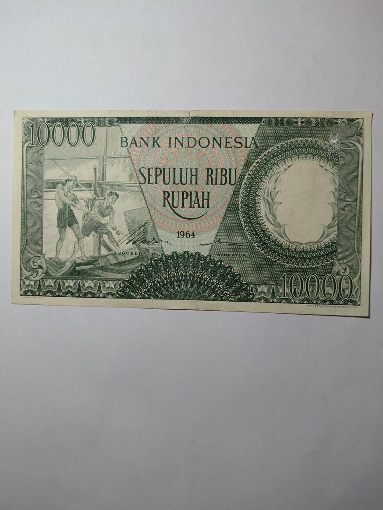 Indonesië 10 000 rupiah 1964, Ophalen of Verzenden, Zuidoost-Azië