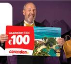 Corendon kortingsvoucher €100,- nu voor €14,95., Tickets en Kaartjes, Kortingen en Cadeaubonnen, Eén persoon, Kortingsbon