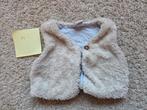 Hema Gilet Fake Fur Katoen Mt 74 - beige, Kinderen en Baby's, Jongetje of Meisje, Ophalen of Verzenden, Zo goed als nieuw, Jasje