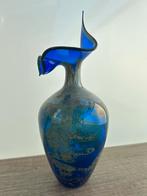 Mondgeblazen Kunstglas Vaasje - Jack in the Pulpit Design, Ophalen of Verzenden