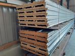 22 Sandwichpanelen 100x800 cm, 4cm dik, Antraciet, Doe-het-zelf en Verbouw, Platen en Panelen, Ophalen, Gebruikt, Overige materialen