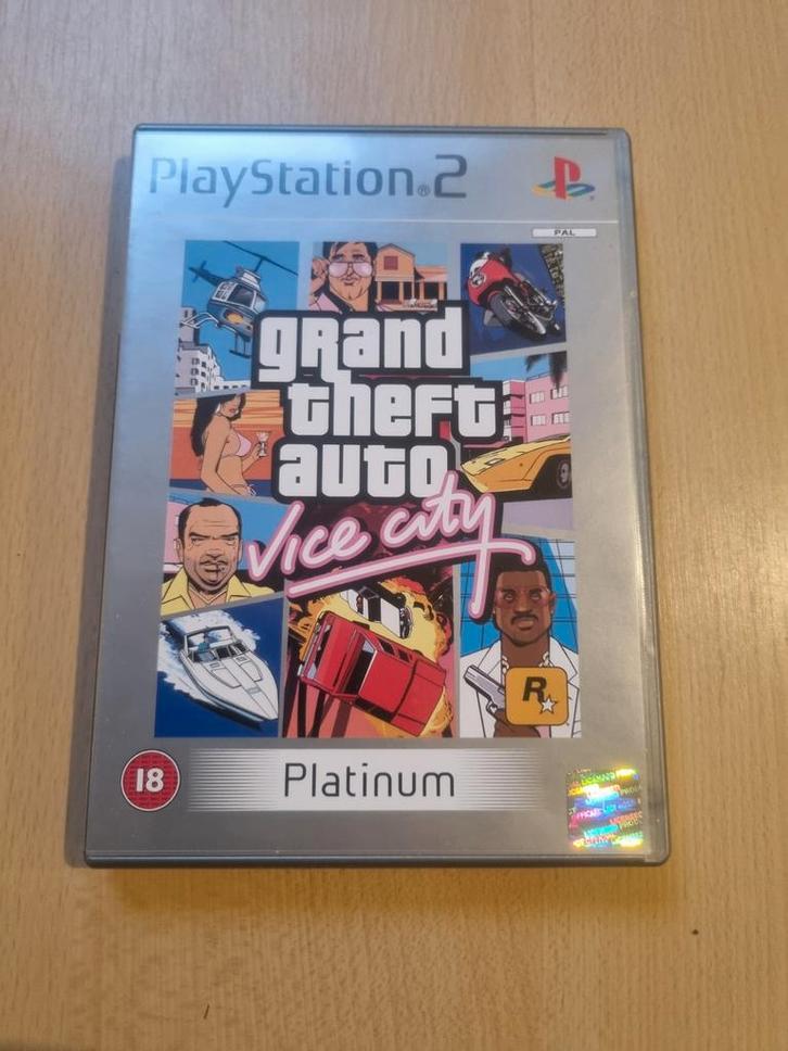 Grand theft auto vice city playstation 2, Cd's en Dvd's, Cd's | Kinderen en Jeugd, Zo goed als nieuw, Ophalen of Verzenden