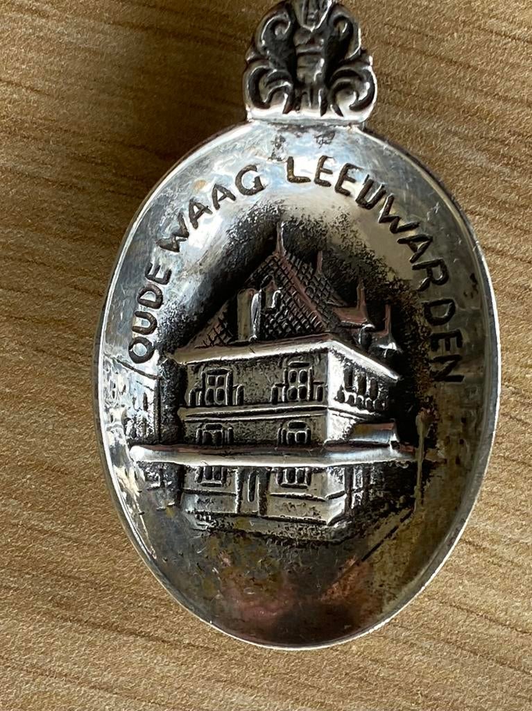 Lepeltje zilver de Waag Leeuwarden Friesland, Verzenden