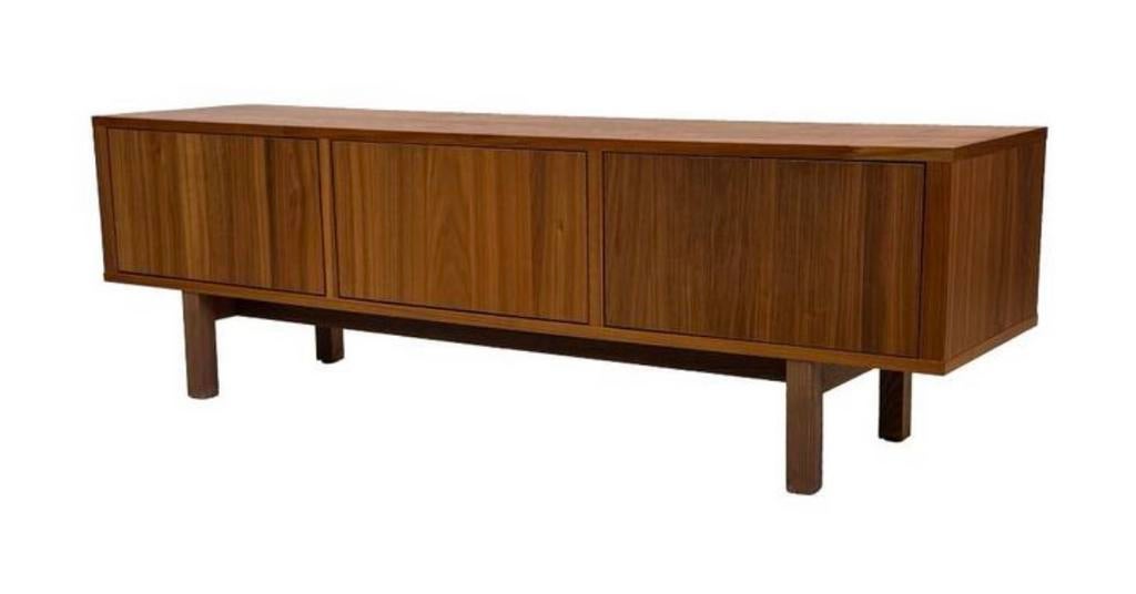 IKEA Stockholm TV-meubel - Walnootfineer, Huis en Inrichting, Ophalen, Gebruikt, 150 tot 200 cm, Minder dan 100 cm