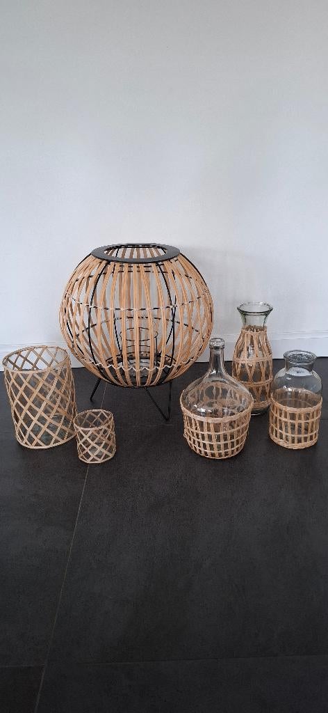 Windlichten / vazen / woondecoratie / accessoires!, Huis en Inrichting, 25 tot 50 cm, Ophalen of Verzenden, Zo goed als nieuw