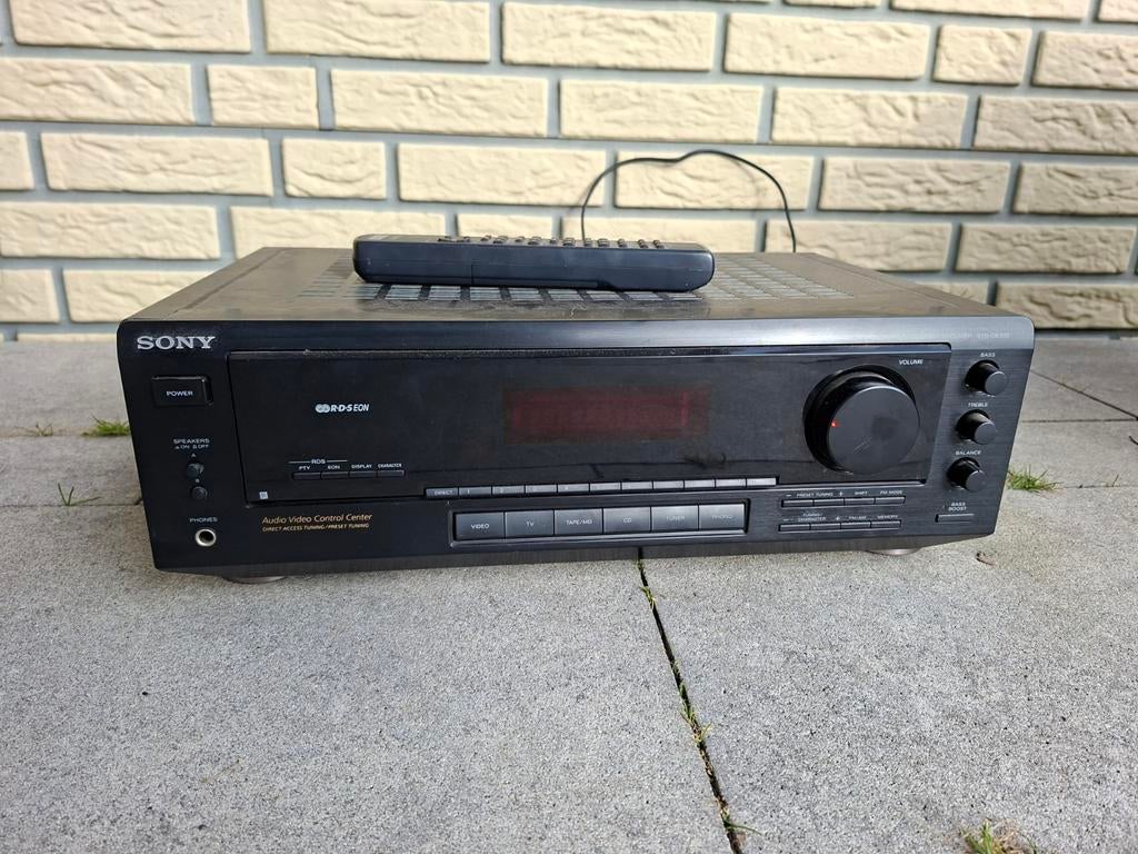 Sony STR-DE205 Stereo Receiver met Afstandsbediening, Audio, Tv en Foto, Versterkers en Receivers, Ophalen, Gebruikt, Sony, Minder dan 60 watt
