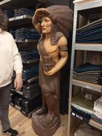 Houten beeld van een indiaan, Ophalen of Verzenden, Dier