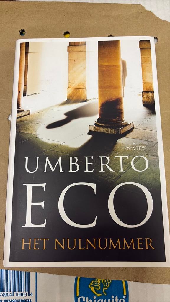 Umberto Eco - Het nulnummer, Ophalen of Verzenden, Zo goed als nieuw, Umberto Eco