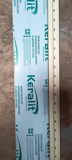 Restant Keralit gevelplank RAL 1015, Doe-het-zelf en Verbouw, Ophalen, Gebruikt, Minder dan 25 mm, Plank