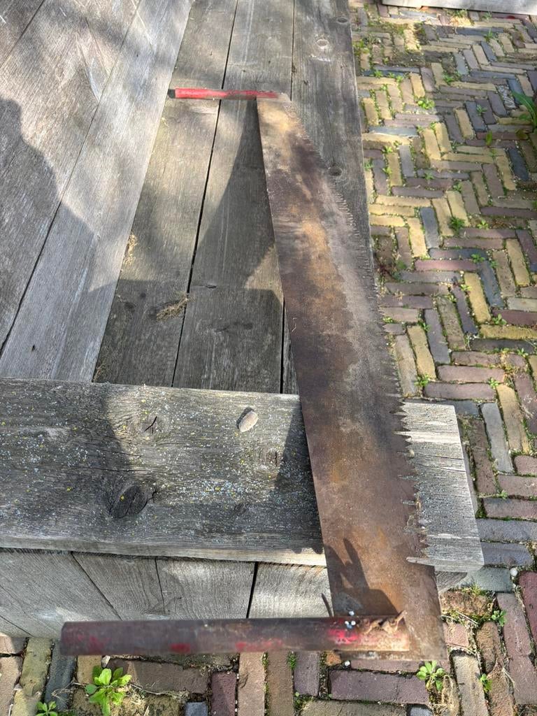 Trekzaag 1.50 meter lang, Ophalen