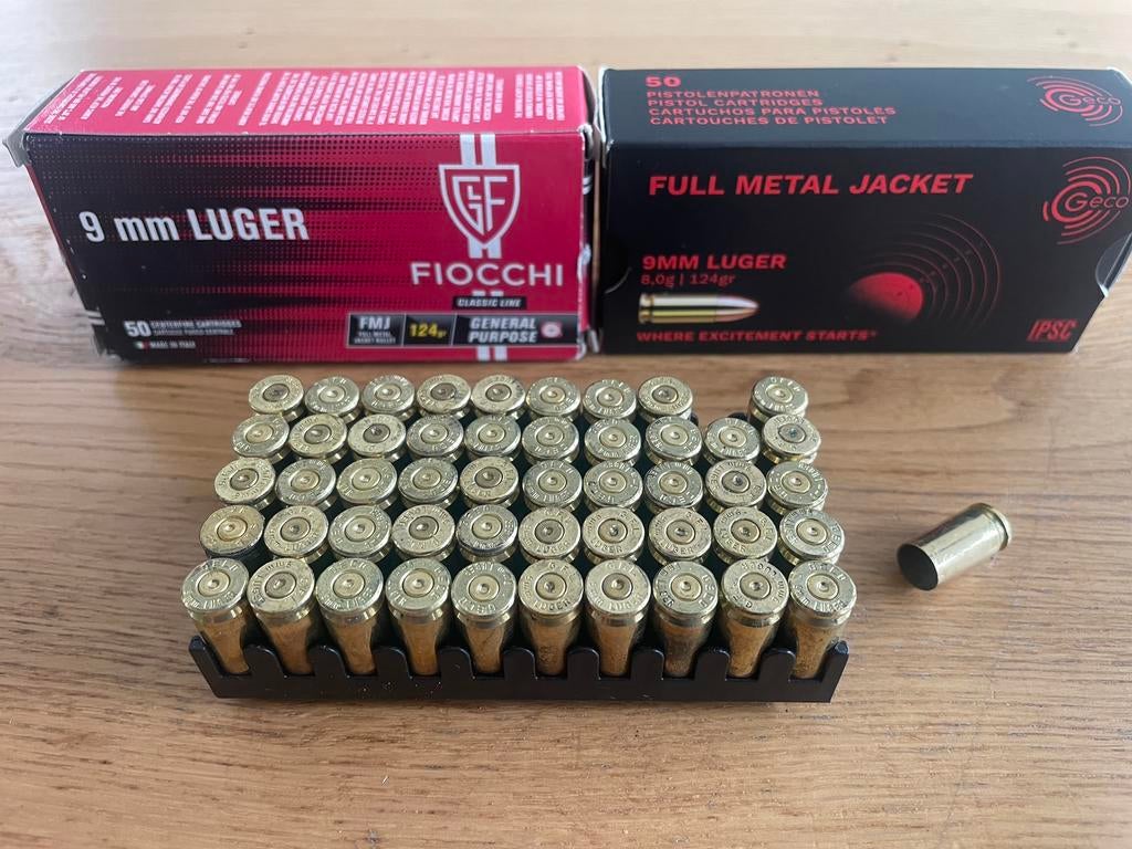 Lege 9 mm hulzen, Verzamelen, Ophalen of Verzenden, Landmacht, Hulzen of Bodemvondsten