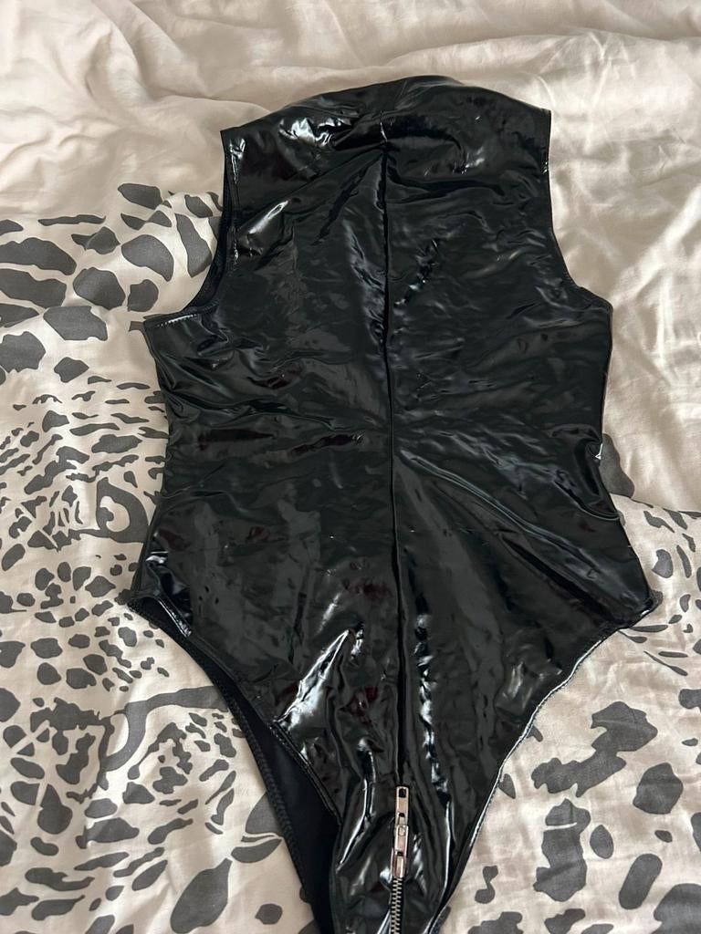 Lak body, Ophalen of Verzenden, Zo goed als nieuw, Zwart, Badpak